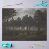 夕べの風景(by Caspar David Friedrich) 薄葉紙 (クラフト)