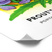 夕べの香り付き在庫シードパケットラベル ポスター (角)