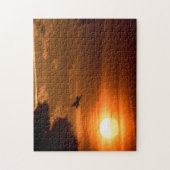 夕べのC-130ヘラクレス ジグソーパズル (縦)