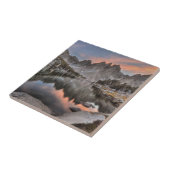 夕べのKearsargeの小尖塔の反射 タイル (側面)