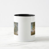 夕べのOsterley家そして公園 マグカップ (中央)