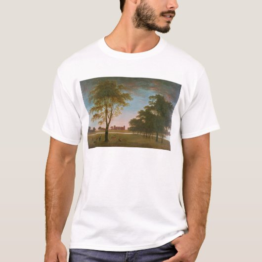 夕べのOsterley家そして公園 Tシャツ (正面)