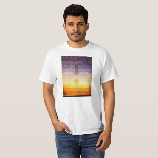 夕べのTシャツのパウル・クレーの分離 Tシャツ (正面フル)