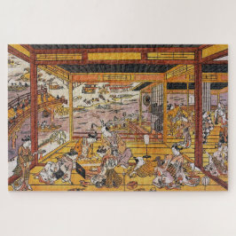 夕べをカッコいい取る両国橋 ジグソーパズル