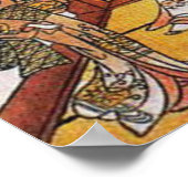 夕べをカッコいい取る両国橋 ポスター (角)