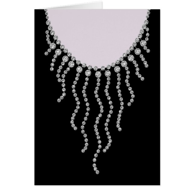 夕べアウトシリーズブラックガウンと宝石 (正面)