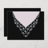 夕べアウトシリーズ招待状の日付の夜2 招待状 (正面/裏面)