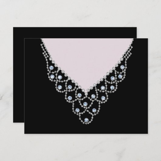 夕べアウトシリーズ招待状の日付の夜2 招待状 (正面/裏面)