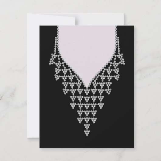 夕べアウトシリーズ7招待状のデート夜 招待状 (正面)