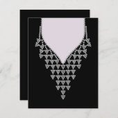 夕べアウトシリーズ7招待状のデート夜 招待状 (正面/裏面)