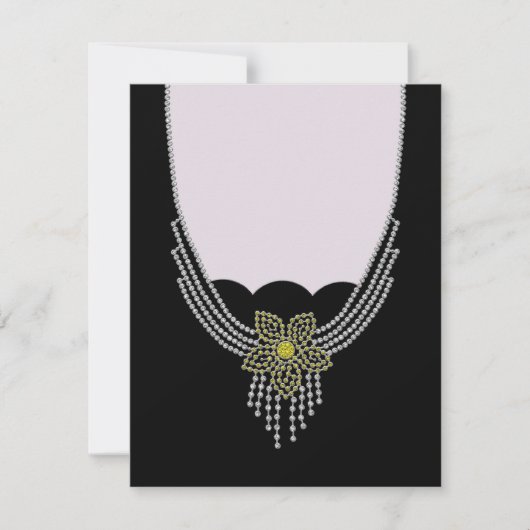 夕べアウトシリーズ8招待状デート夜 招待状 (正面)