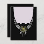 夕べアウトシリーズ8招待状デート夜 招待状 (正面/裏面)