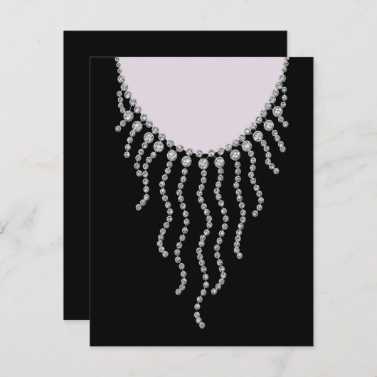 夕べアウトシリーズ9招待状デート夜 招待状 (正面/裏面)