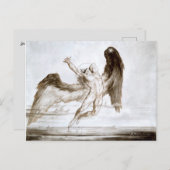 夕べアカザ秋オブデイby William Rimmer ポストカード (正面/裏面)