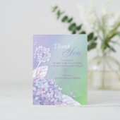 夕べアジサイグラデーションズ結婚の感謝 サンキューカード (スタンド正面)