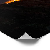 夕べアットゴールデンゲートブリッジプリント ポスター (角)