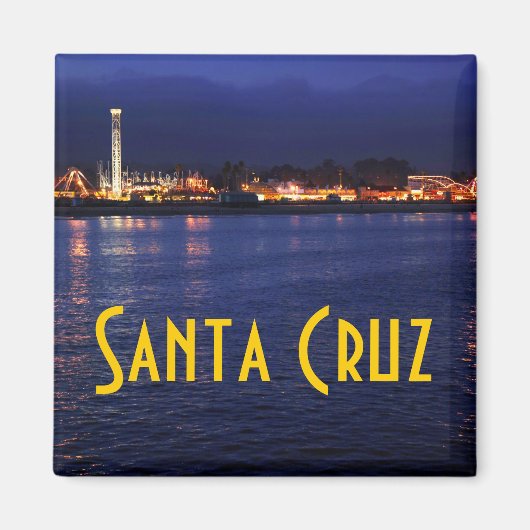 夕べアットサンタクルスボードウォーク マグネット (正面)