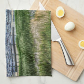 夕べアットチャールストンハーバー キッチンタオル (四つ折り)