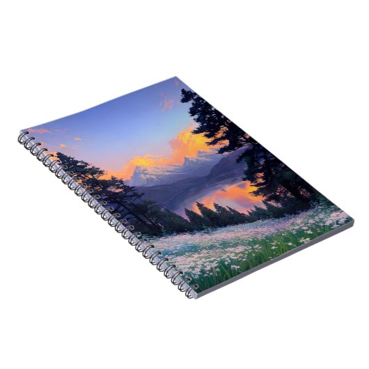 夕べアットヒドゥンマウンテンレイク ノートブック (右側)