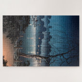 夕べアット上野公園土屋興一 ジグソーパズル (横)