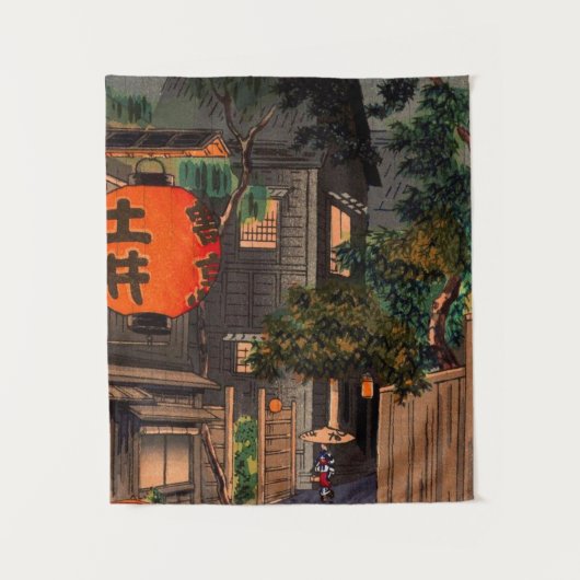 夕べアット牛込by土屋興一 タペストリー (正面)