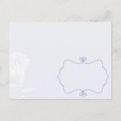 夕べアネモネス結婚式の日付を保存 案内ポストカード (裏面)