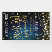 夕べアンダーザスターズダンスプロムバナー 横断幕 (横)