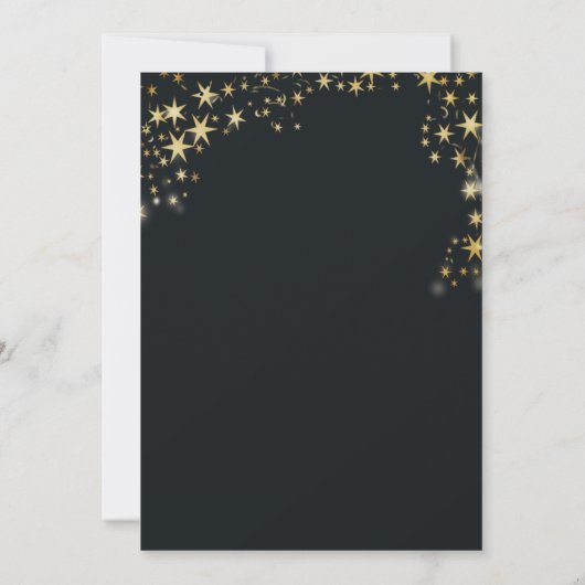 夕べアンダーザスターズ宇宙スウィート16 招待状 (裏面)