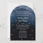 夕べアンダーザスターズ結婚 招待状 (正面)