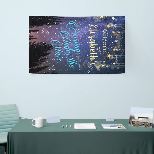 夕べアンダーザスターズ誕生祝い 横断幕 (トレードショー)