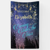 夕べアンダーザスターズ誕生祝い 横断幕 (縦)