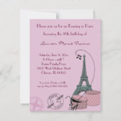 夕べインパリダスティバラパーティの招待状 招待状 (正面)