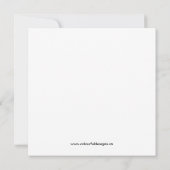 夕べインマンハッタン-カスタム招待状 招待状 (裏面)