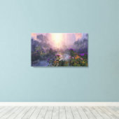 夕べイン天国-by Jurgen Ziewe キャンバスプリント (インサイチュ (ウッドフロア))