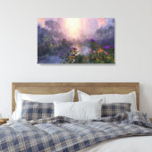 夕べイン天国-by Jurgen Ziewe キャンバスプリント (インサイチュ (寝室))