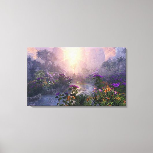 夕べイン天国-by Jurgen Ziewe キャンバスプリント (正面)