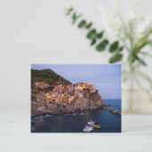 夕べインCinque Terre,イタリア ポストカード (スタンド正面)