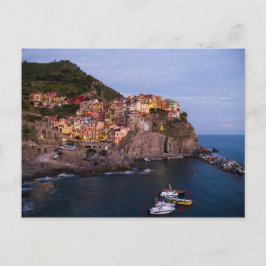 夕べインCinque Terre,イタリア ポストカード