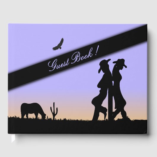 夕べウエスタンゲストブック ゲストブック (正面)