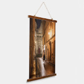 夕べウォークinパリウッドトップウォールタペストリー 吊り下げ型タペストリー (傾斜あり)