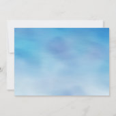 夕べウォーターカラーパーム葉リハーサルディナー 招待状 (裏面)