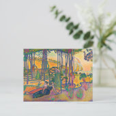 夕べエアバイアンリ・エドモンドクロス(1893) ポストカード (スタンド正面)