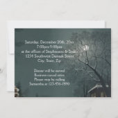 夕べエレガントヴィンテージホリデーパーティー招待状 招待状 (裏面)