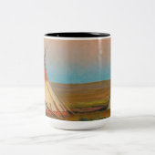 夕べオンブラックフット予約バイディクソン ツートーンマグカップ (中央)