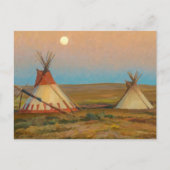 夕べオンブラックフット予約バイディクソン ポストカード (正面)