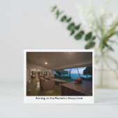 夕べオンプランテーションハウスラナイ ポストカード (スタンド正面)