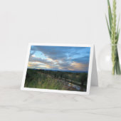 夕べカントリースカイランドスケープ カード (正面)