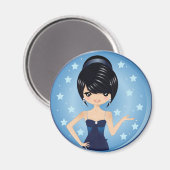 夕べガウン マグネット (正面/裏面)