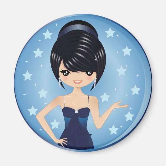 夕べガウン マグネット (正面)