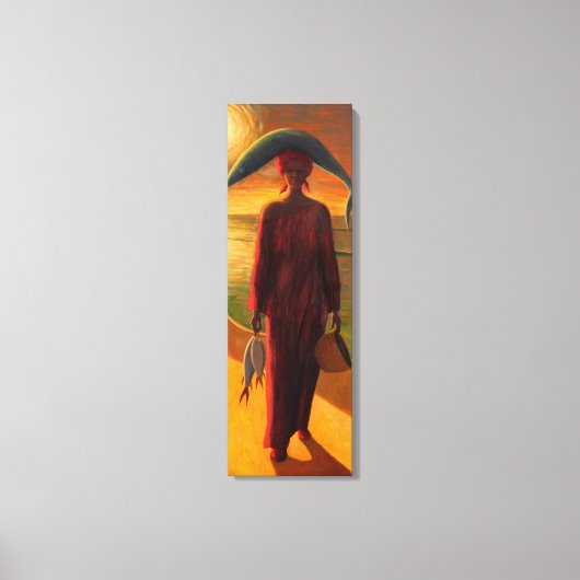 夕べキャッチ キャンバスプリント (正面)